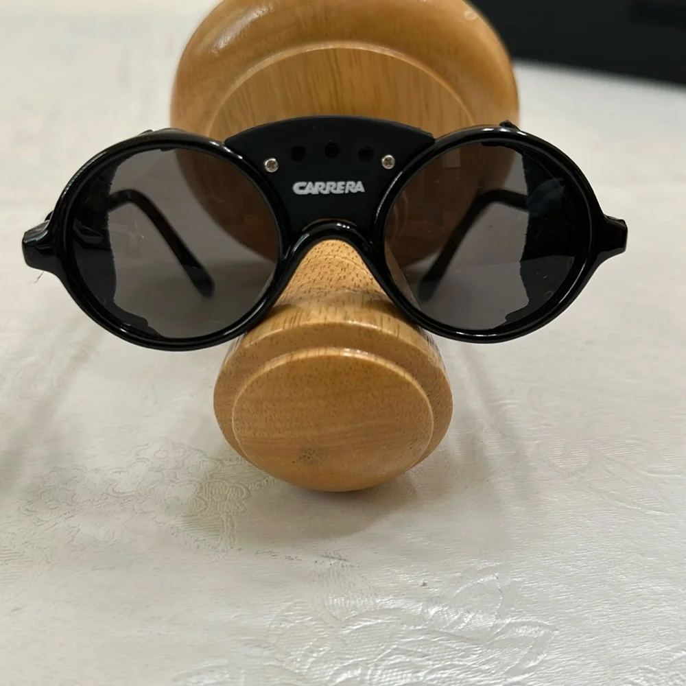 Carrera Sunglasses - ROUND w/ Side Cover - Black